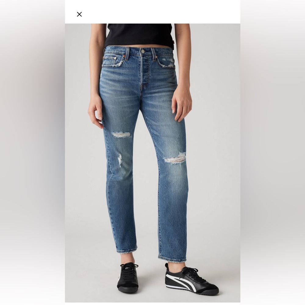 Levi's Wedgie Straight Leg Jeans Neither Here nor There